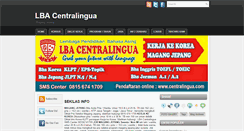 Desktop Screenshot of centralingua.com